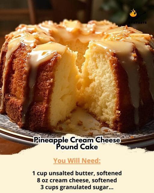 Pineapple cream cake cheese cake