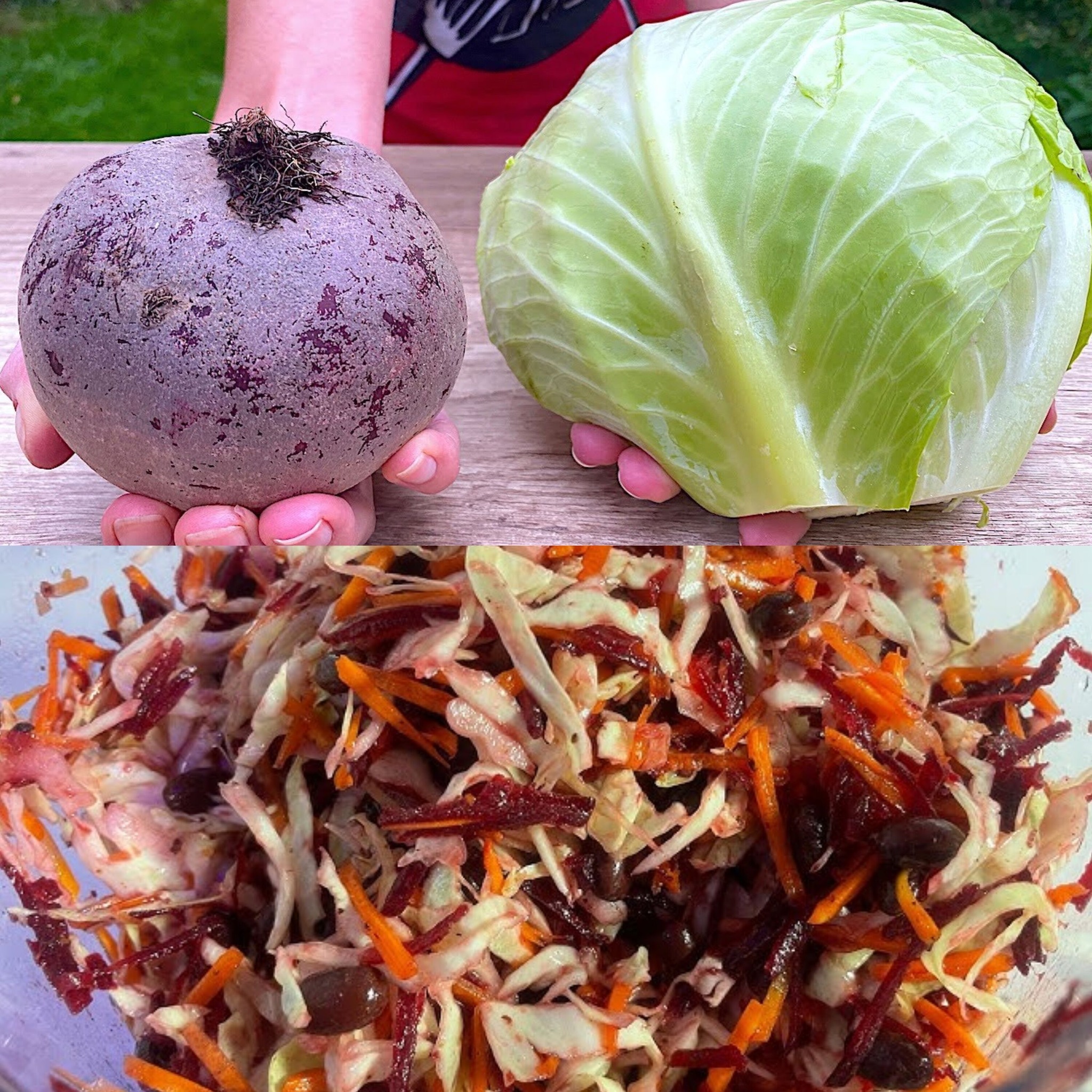 Irresistible Beetroot, Carrot, and Cabbage Salad Recipe