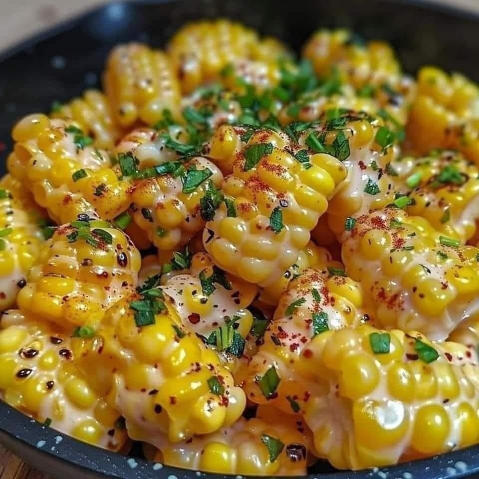 Corn Cocked In Skillet