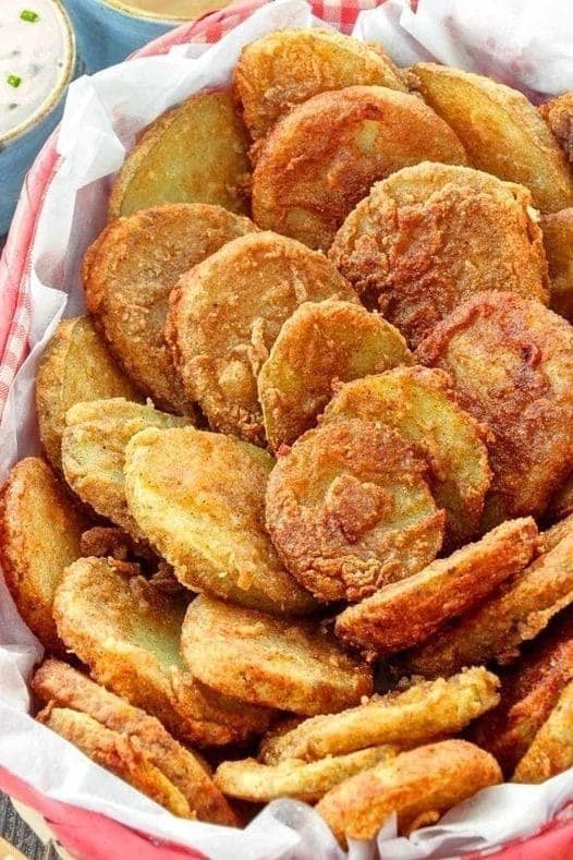 Homemade Crunchy Fried Pickles