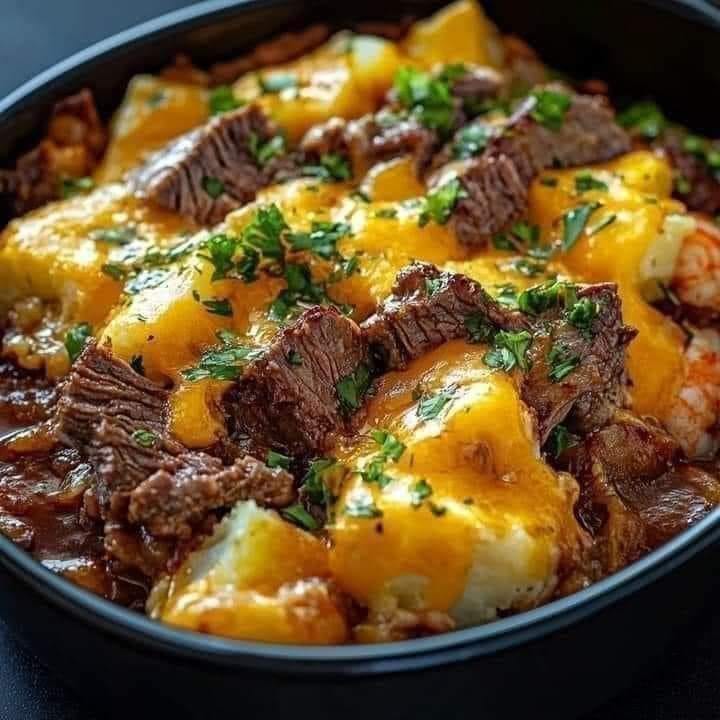 Cheddar Potato Casserole in the Slow Cooker