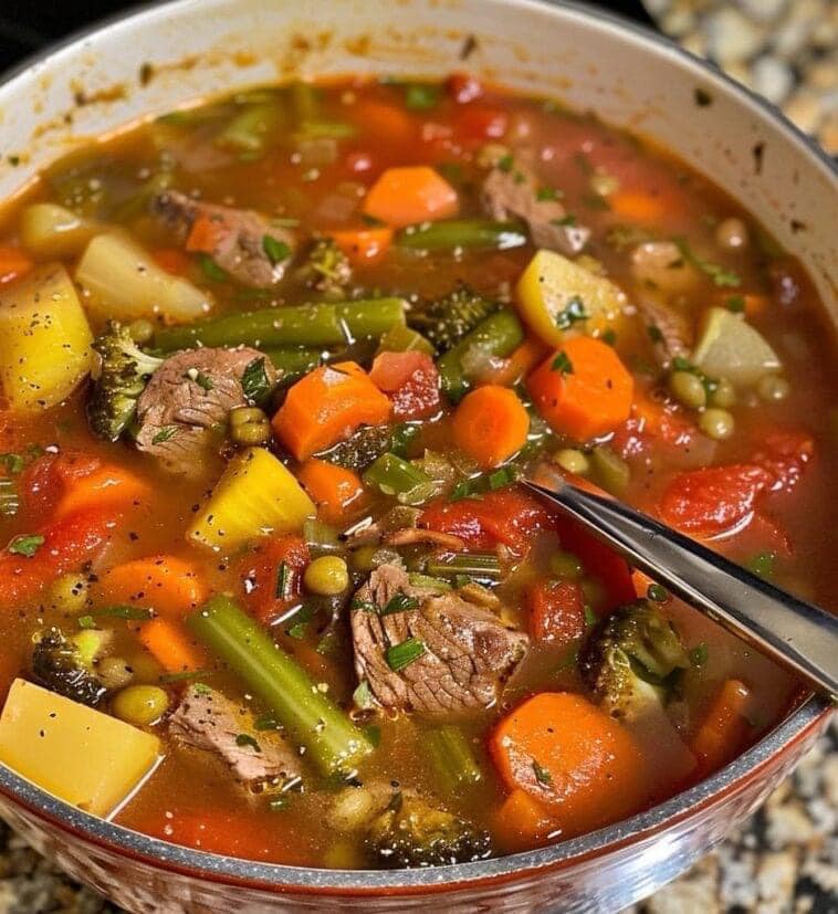 Best Ever Easy Vegetable Beef Soup