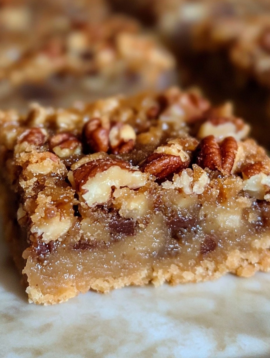 Toffee Pecan Dream Bars