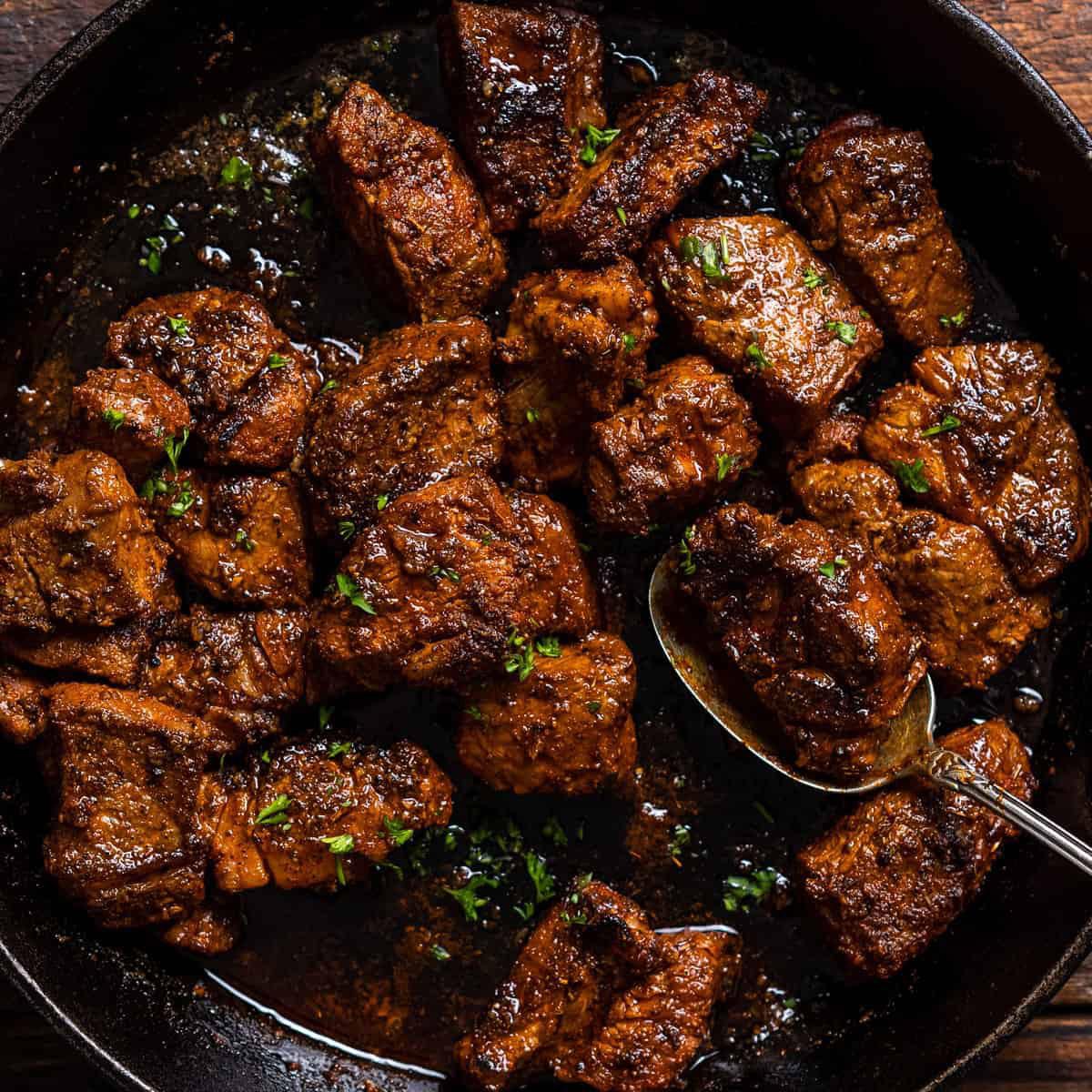  Steak Bites with Garlic Butter