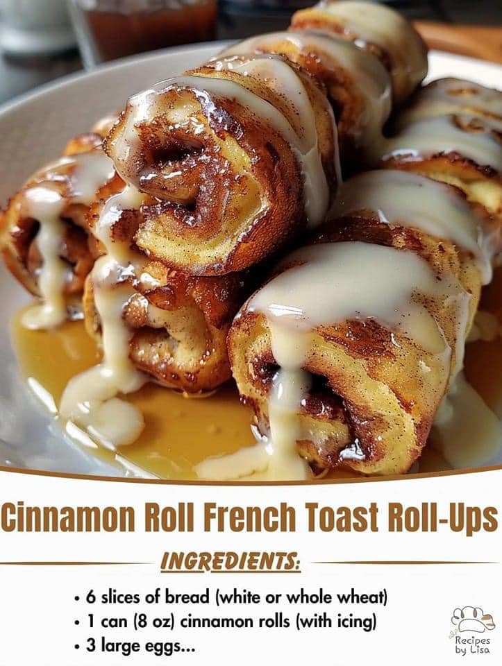 Cinnamon Roll French Toast Roll-Ups – A Sweet Breakfast Treat! 