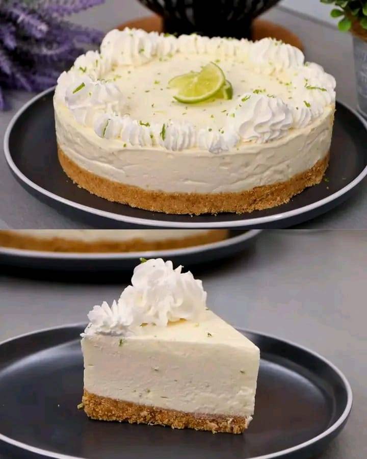 No Bake Lemon cheesecake