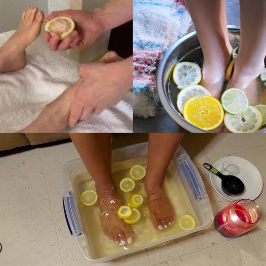 Soak Your Feet in Lemon and Baking Soda for Relaxation and Detoxification