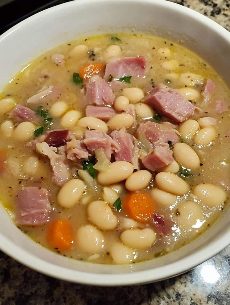 HAM & WHITE BEANS