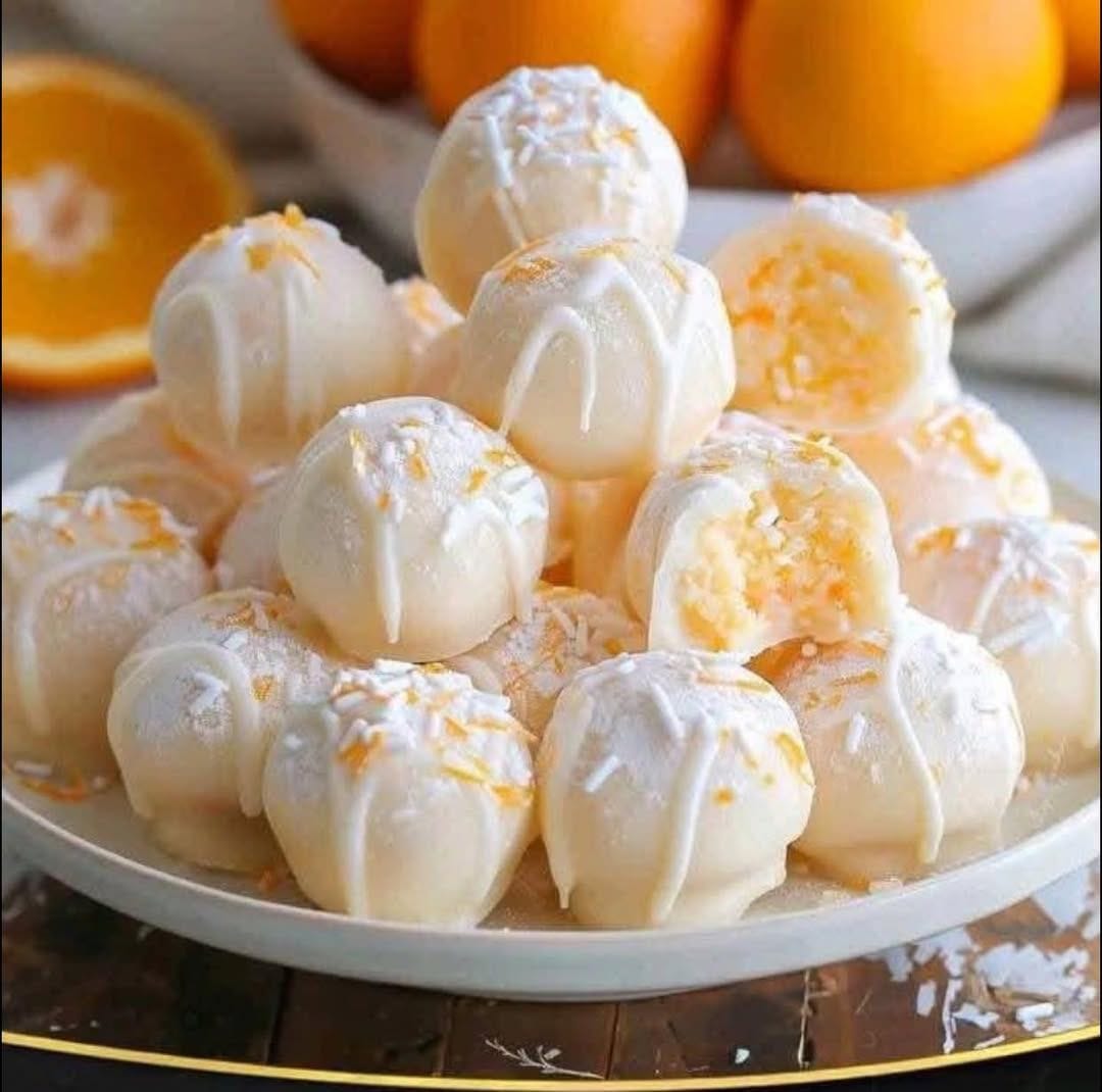 Orange Creamsicle Truffles