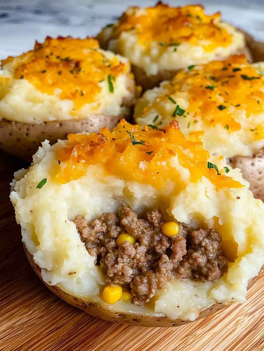 Shepherd’s Pie Baked Potatoes