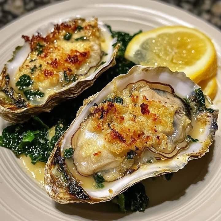 Savory Oysters Rockefeller 