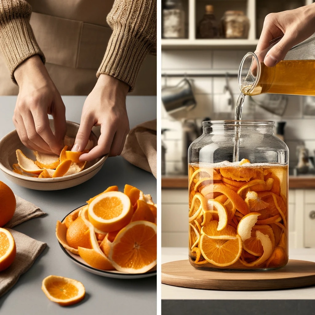 Orange vinegar instead of chemicals: a recipe for household cleaning products