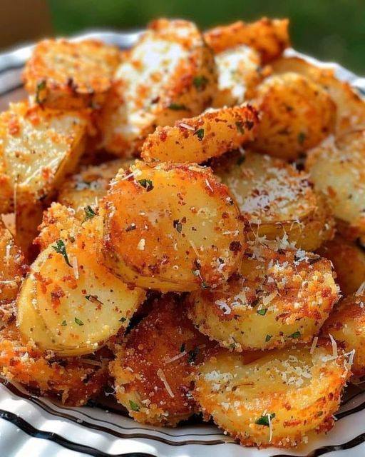 Crispy Crunchy Parmesan Potatoes