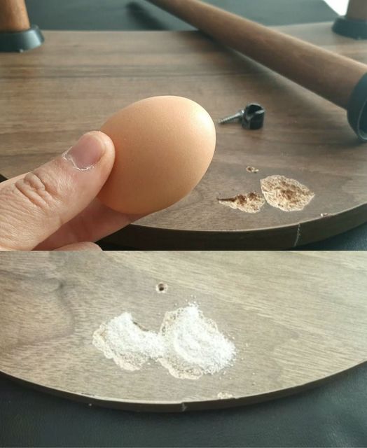 Wooden furniture, don’t throw anything away: just 1 egg is enough to repair everything