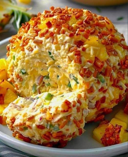 cheese ball recipe with a delicious crunchy exterior