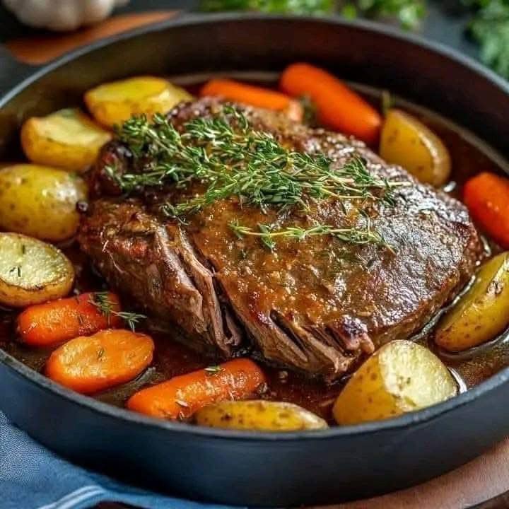 Pot Roast with Potatoes and Carrots 