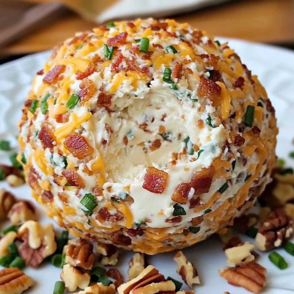 Bacon Cheddar Ranch Cheese Ball