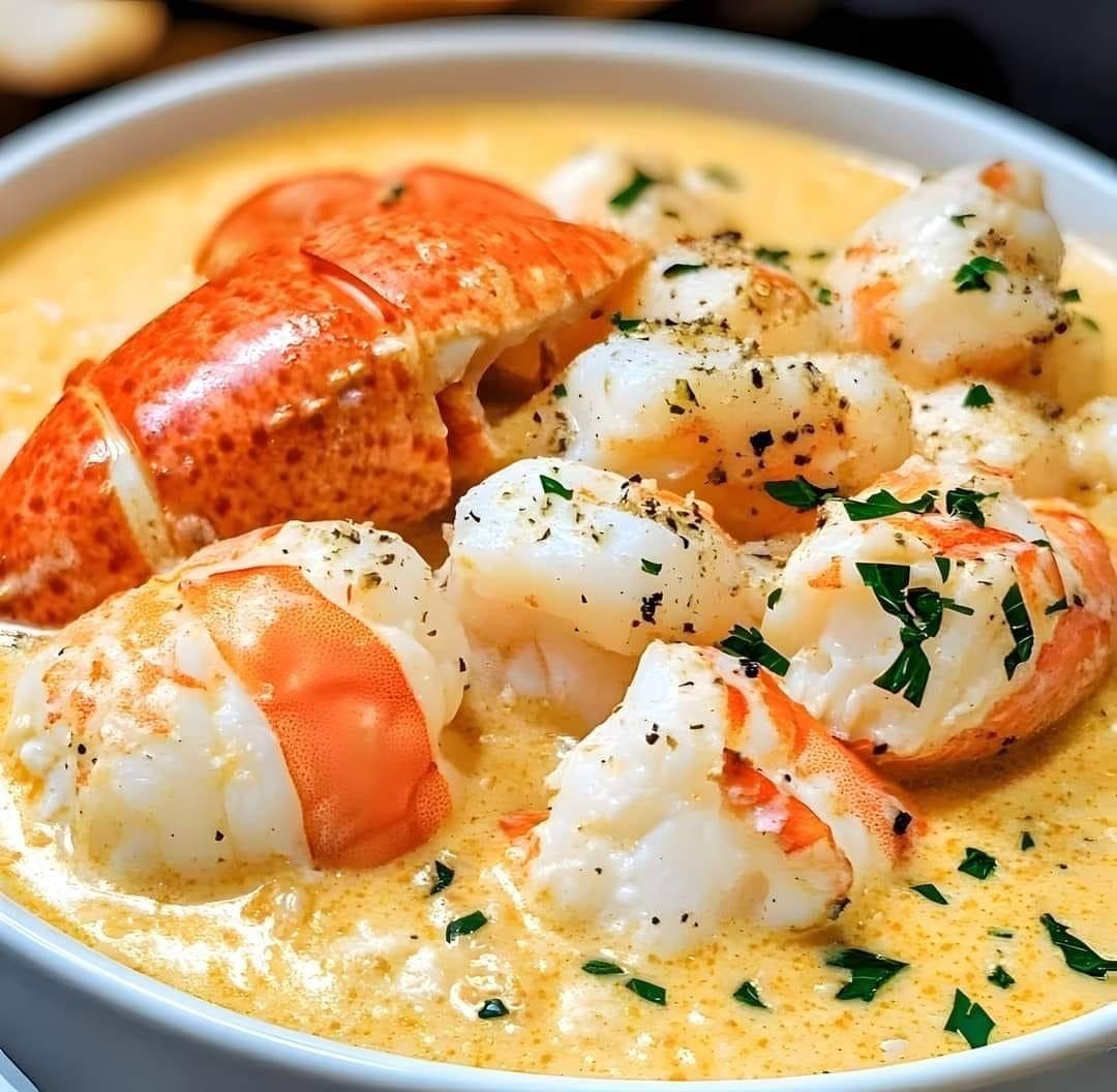  Seafood Bisque with Crab, Shrimp, and Lobster 