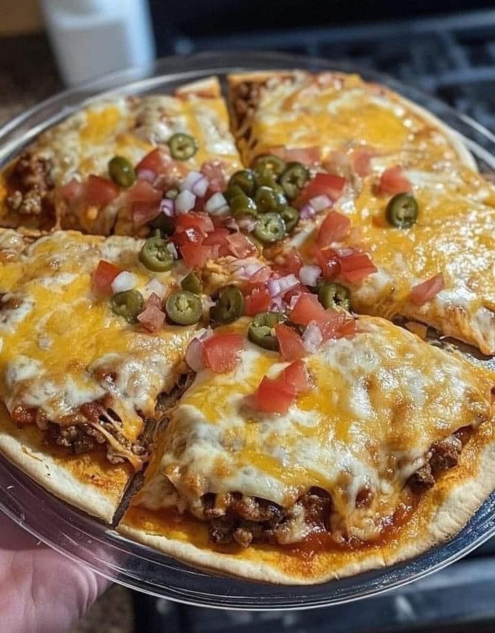 Homemade Mexican Pizza