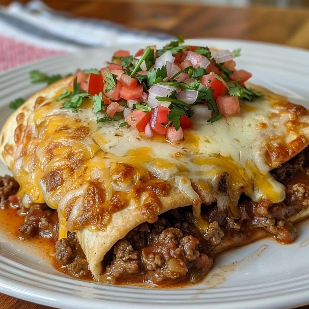 Beef and Cheese Chimichanga