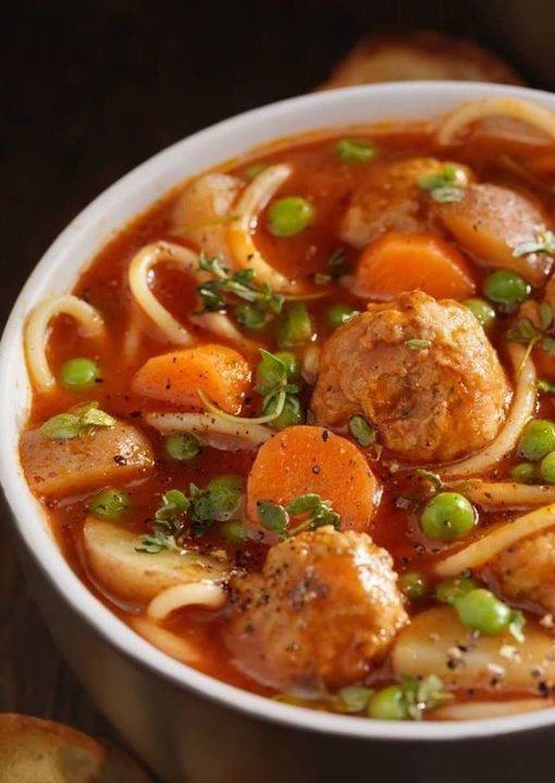 Italian Meatball Soup