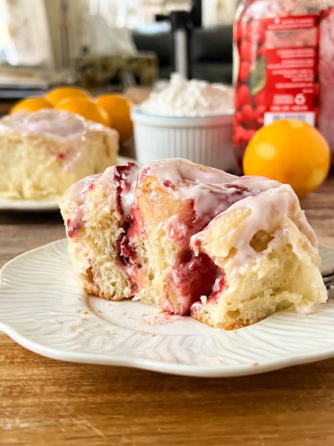  Raspberry Lemon Rolls 