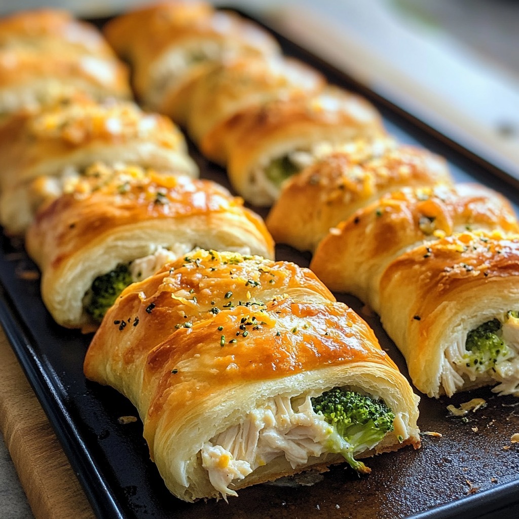 Chicken Stuffed Crescent Rolls