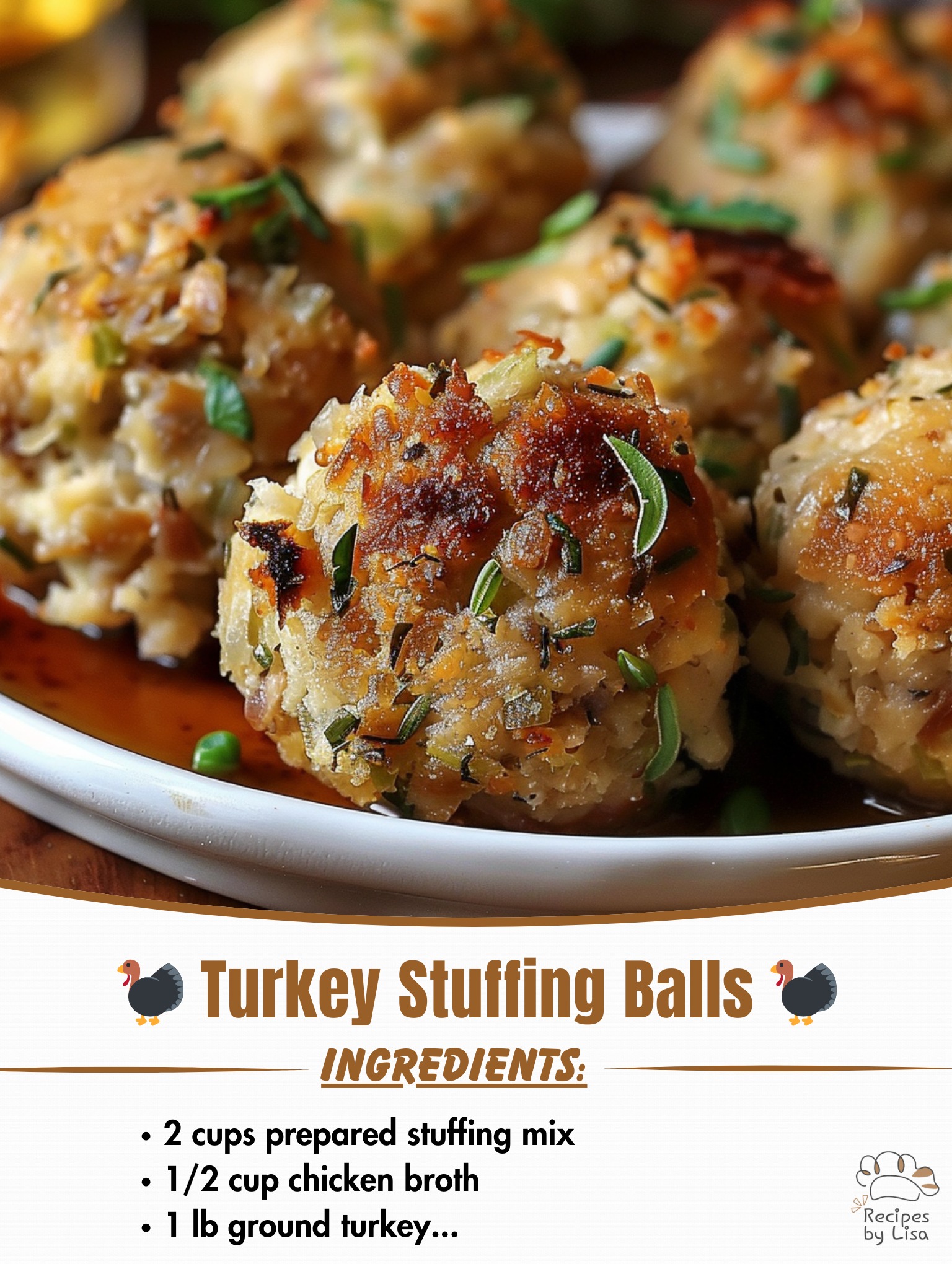  Turkey Stuffing Balls 