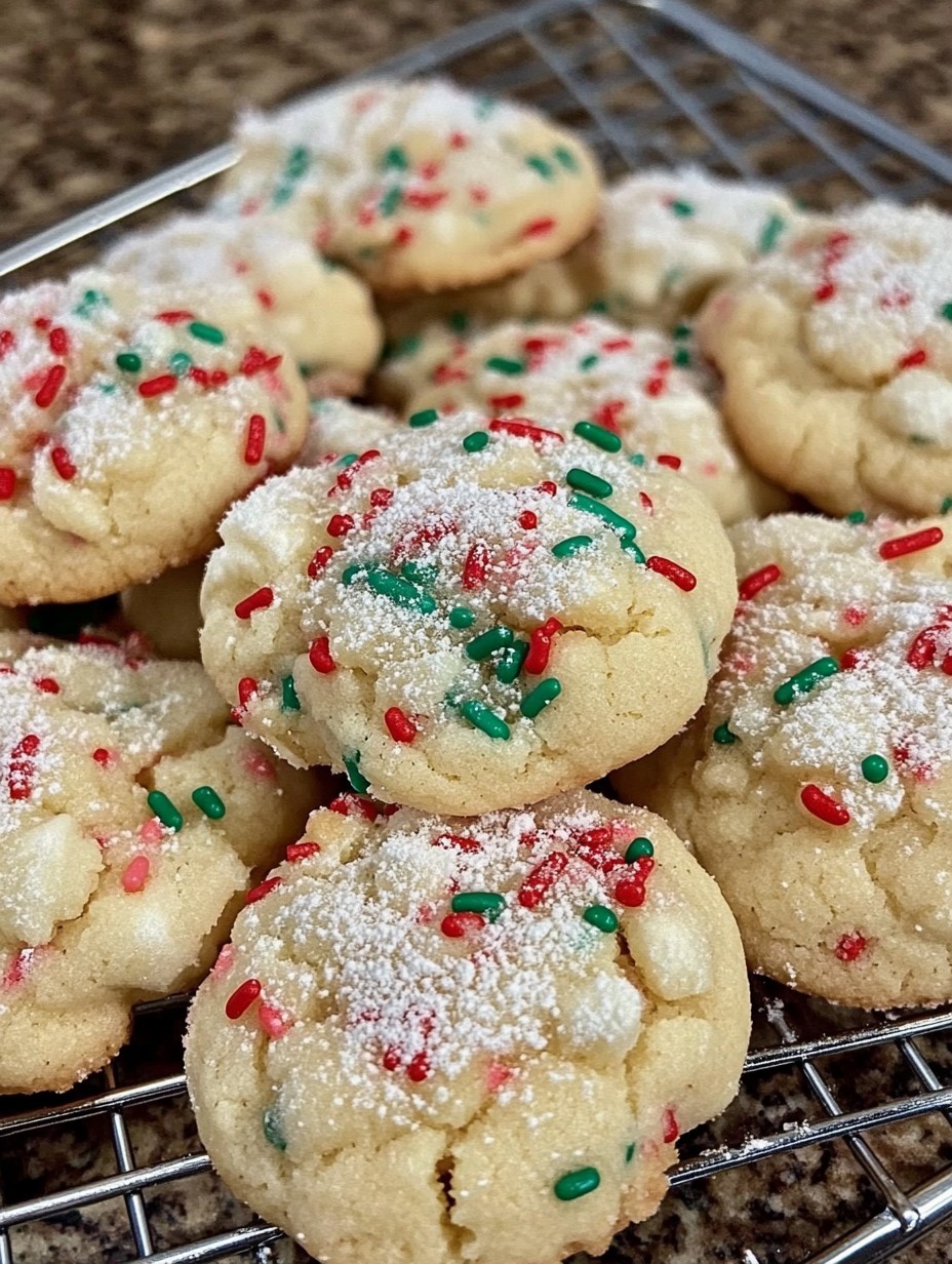 Christmas Gooey Butter Cookies Recipe