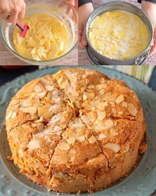 Almond Apple Cake 