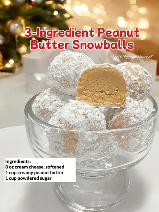  Peanut Butter Snowballs