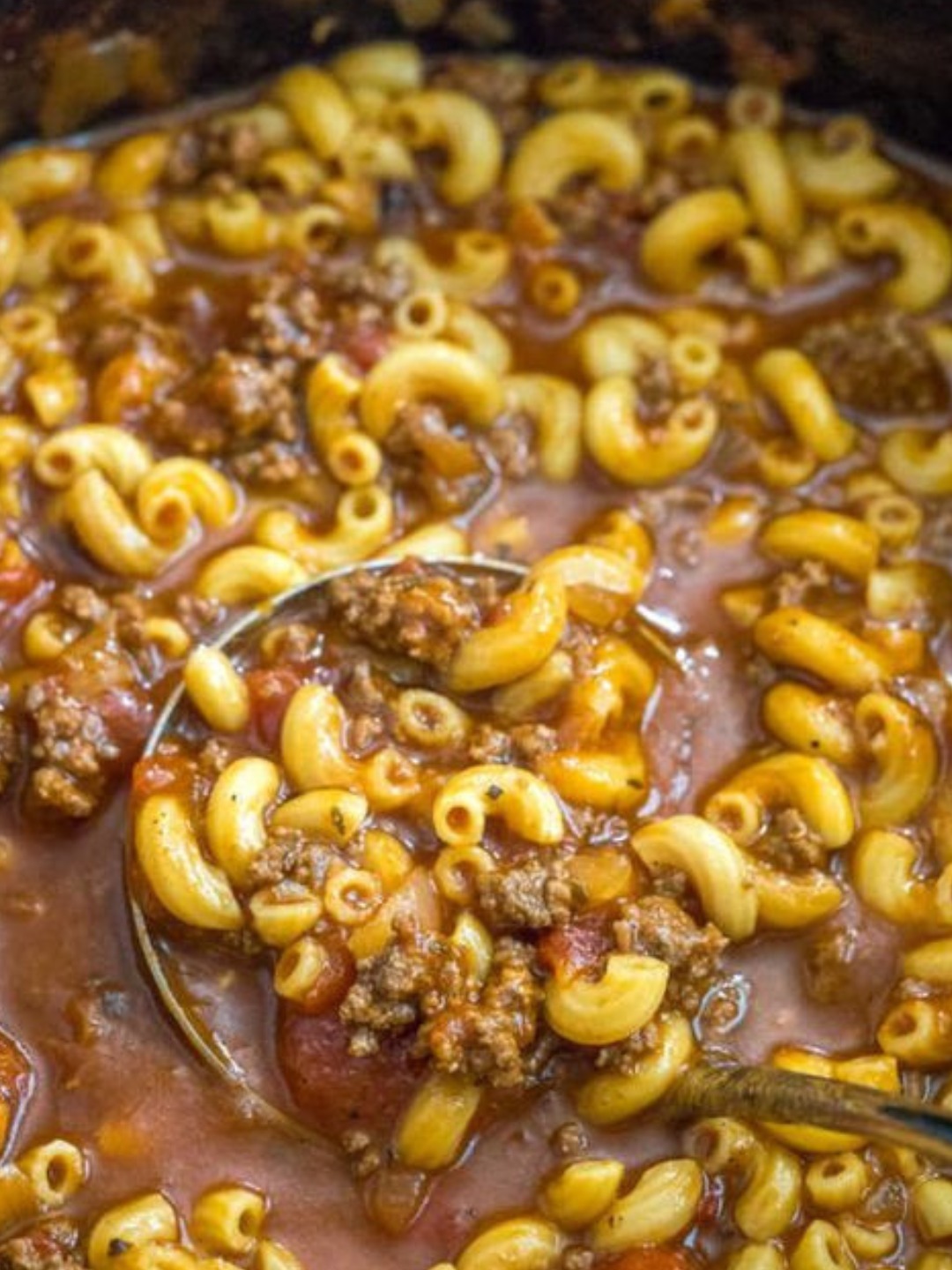 Beef Macaroni Soup