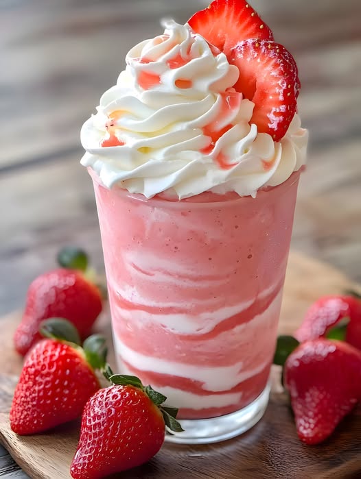 Strawberries & Cream Frappuccino 