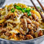 Savory Ground Pork and Cabbage Stir-Fry