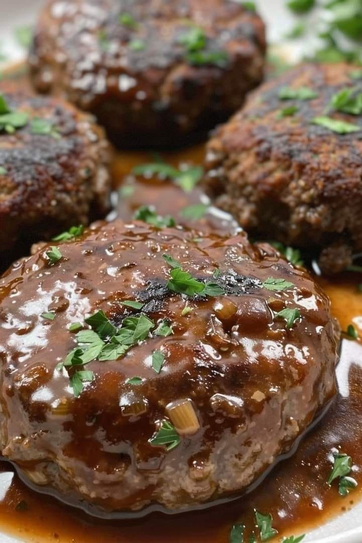 Salisbury Steak with Mushroom Gravy Recipe