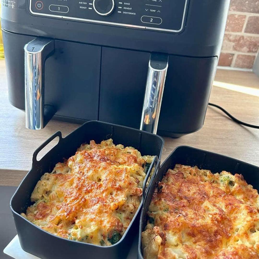 air fryer mac and cheese