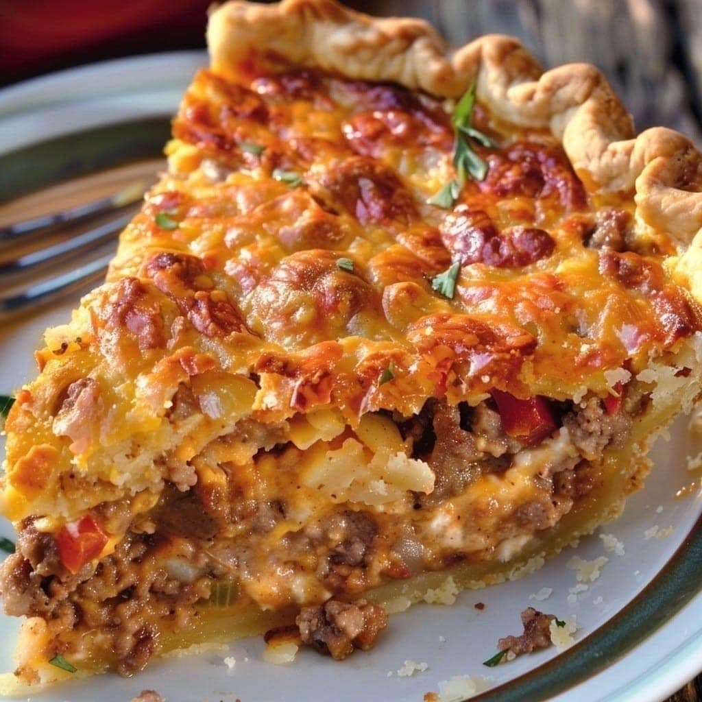 tasty and filling Monterey Sausage Pie i