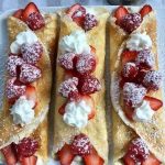 Strawberry and Raspberry Crepes Recipe