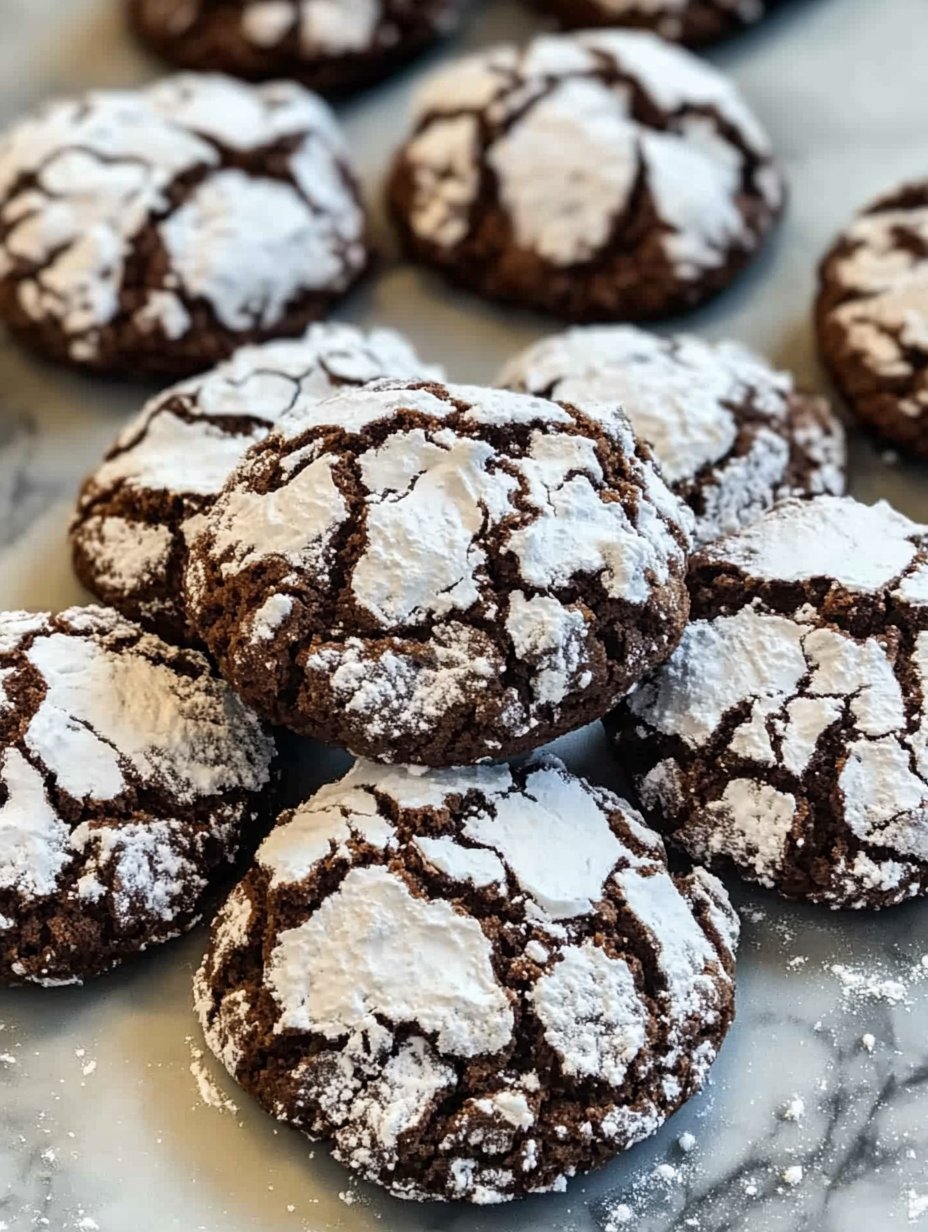 Chocolate Crinkle Cookies