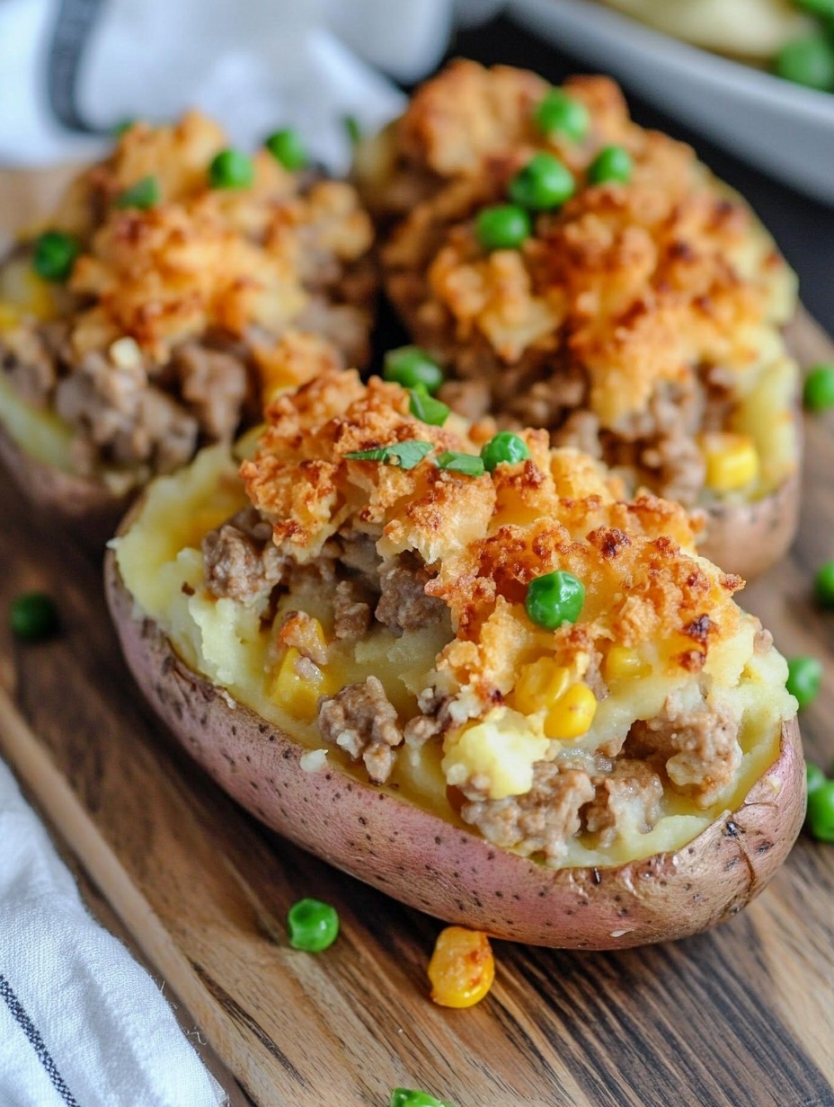 Shepherd’s Pie Baked Potatoes