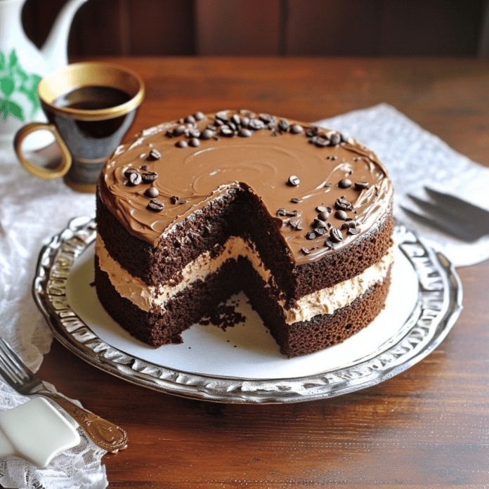 Mocha Espresso Cream Layer Cake