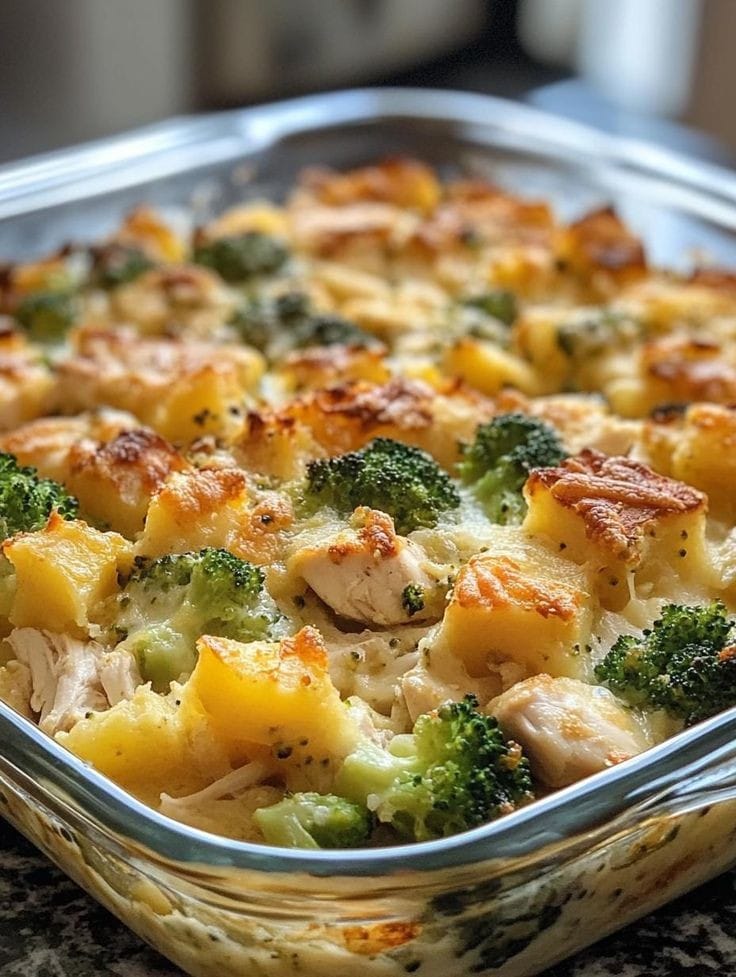 Chicken Bubble Biscuit Bake Casserole