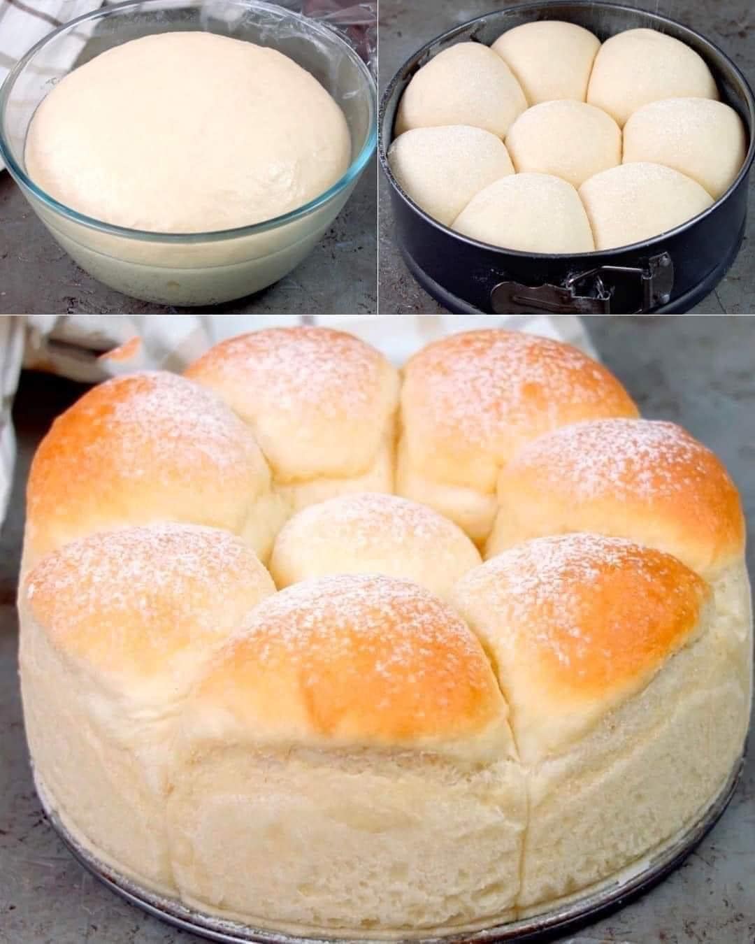 Fluffy condensed milk bread!