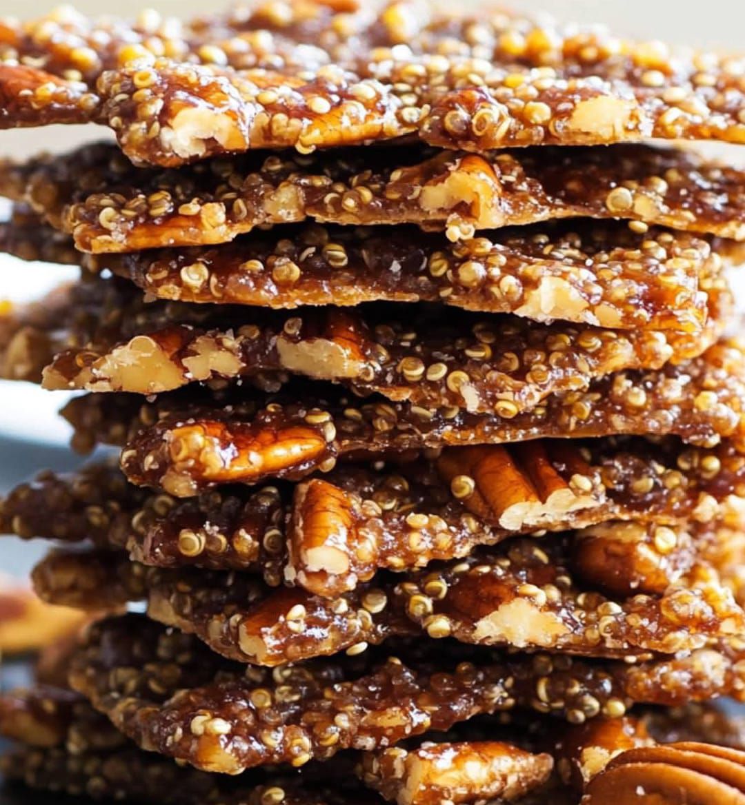  Easy Sea-Salted Quinoa Pecan Brittle