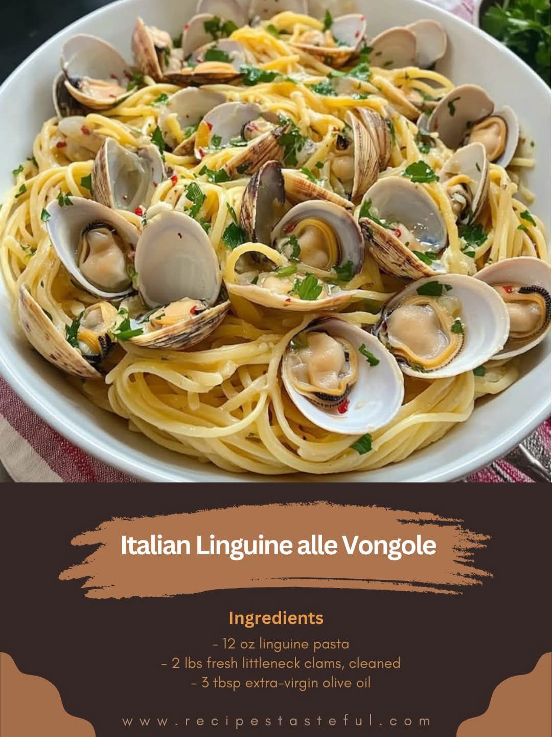 Italian Linguine alle Vongole