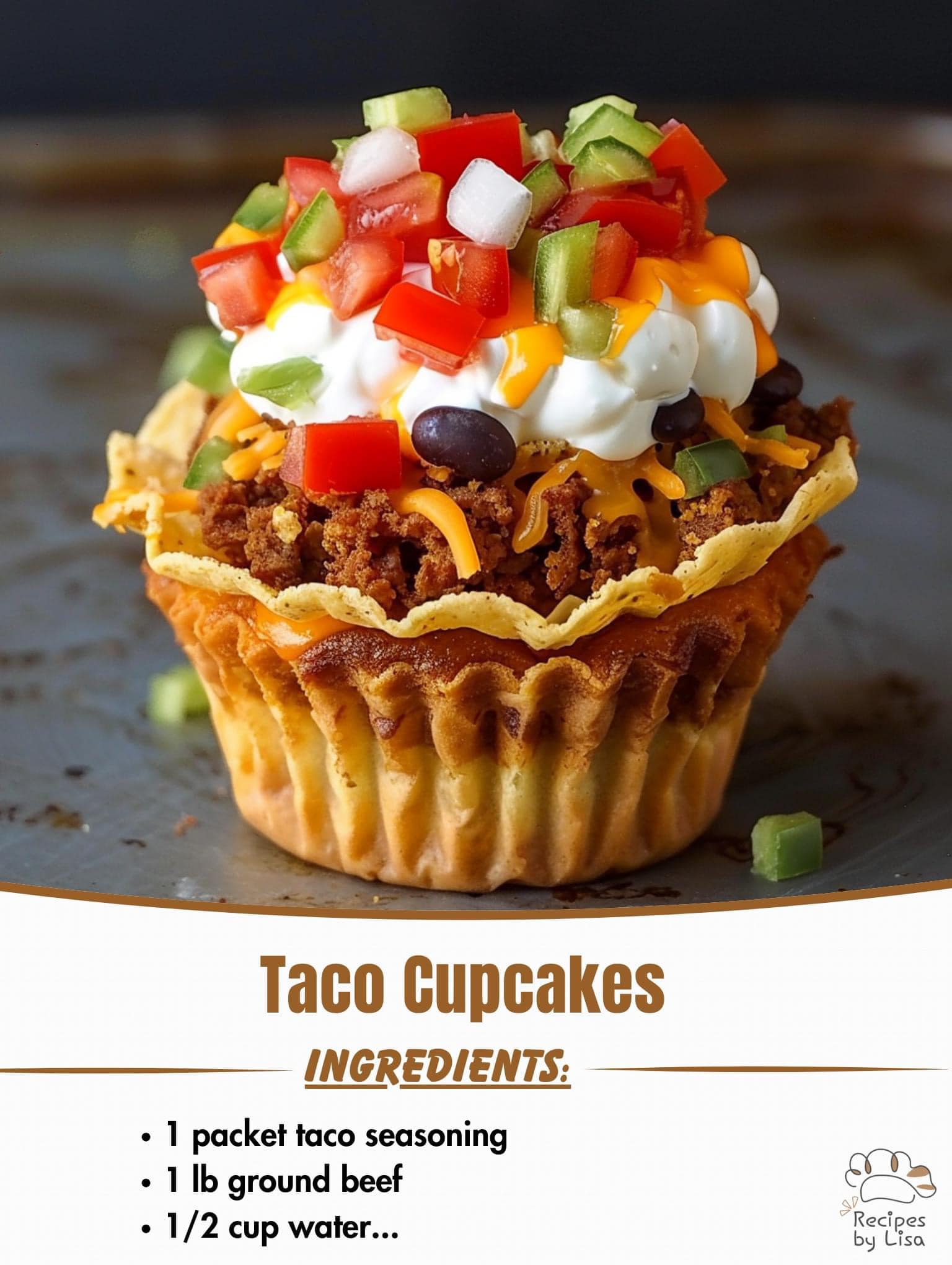 Taco Cupcakes Recipe