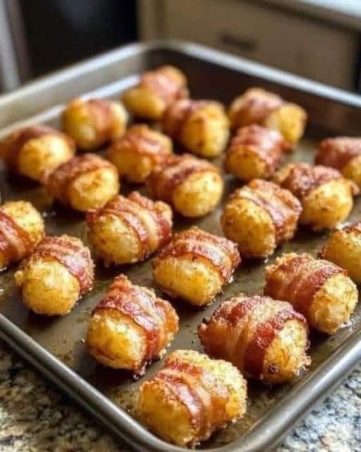 Bacon Wrapped Tots