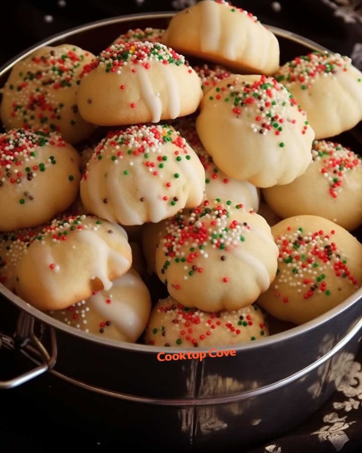 My Italian grandmother loved making these during Christmas time, but I am not gonna lie – I ate them all year round!