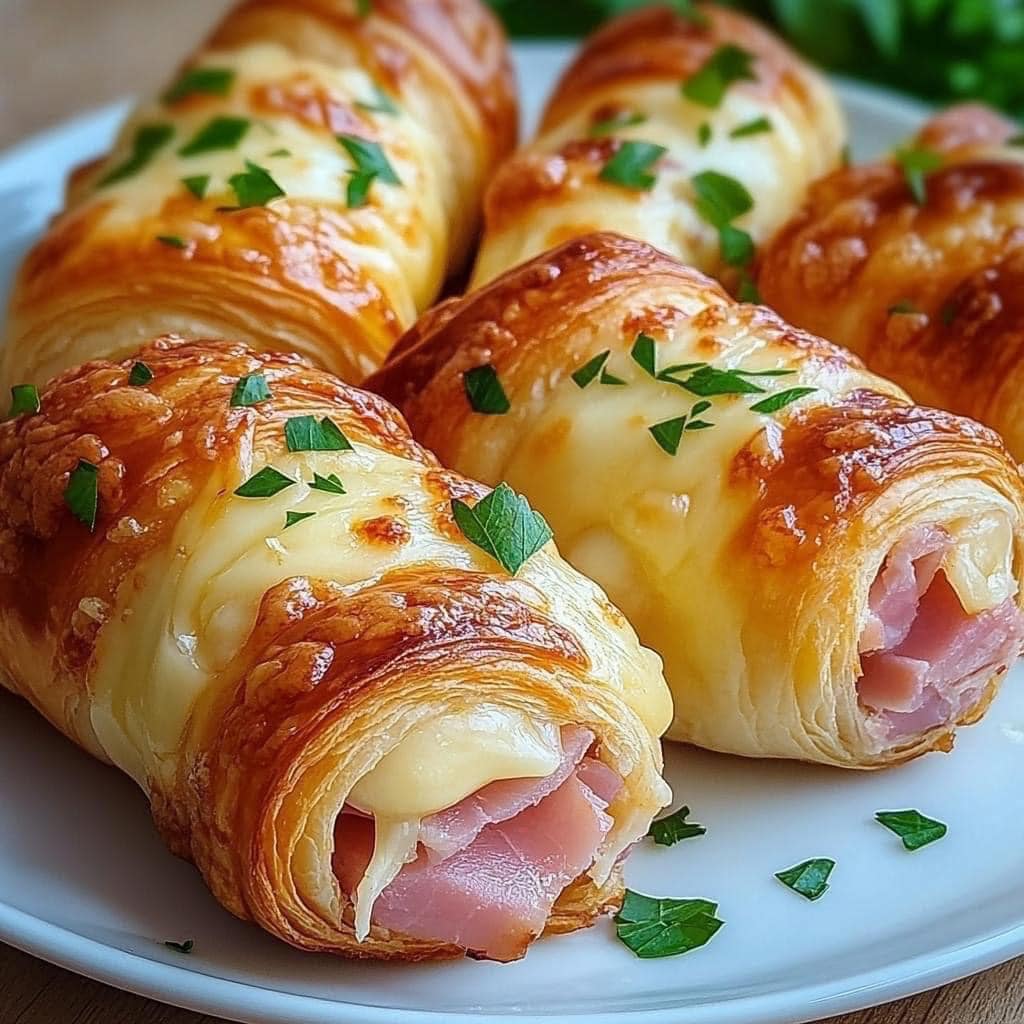  Ham and Cheese Croissant Rolls 