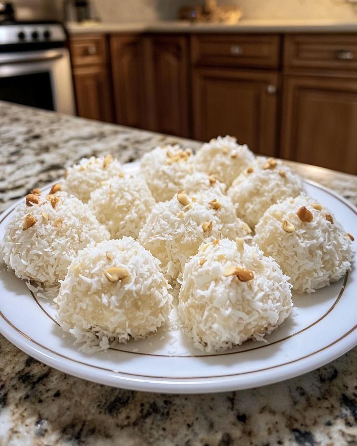 Sweetened Condensed Milk Snowballs